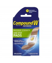 Compound W One Step Wart Remover Pads